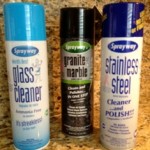  cans of Sprayway cleaners